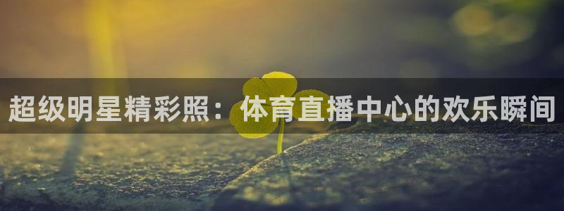 超级明星精彩照：体育直播中心的欢乐瞬间